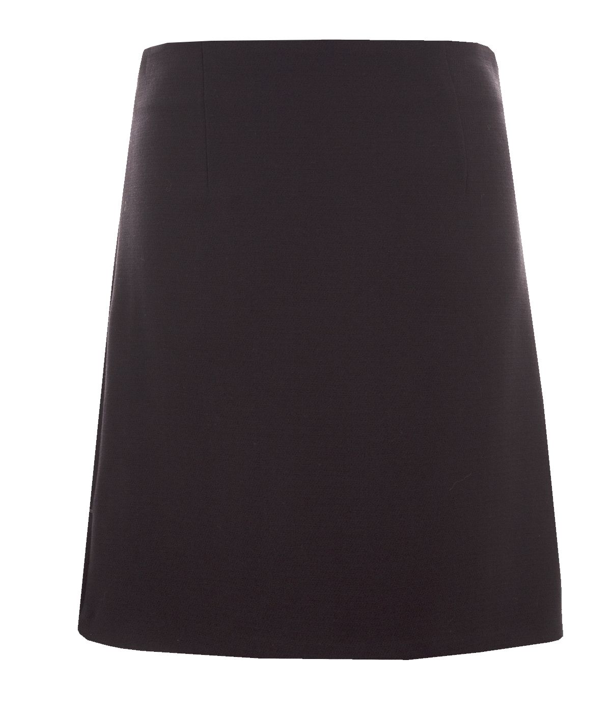Asymmetric wrap skirt with leather details 1